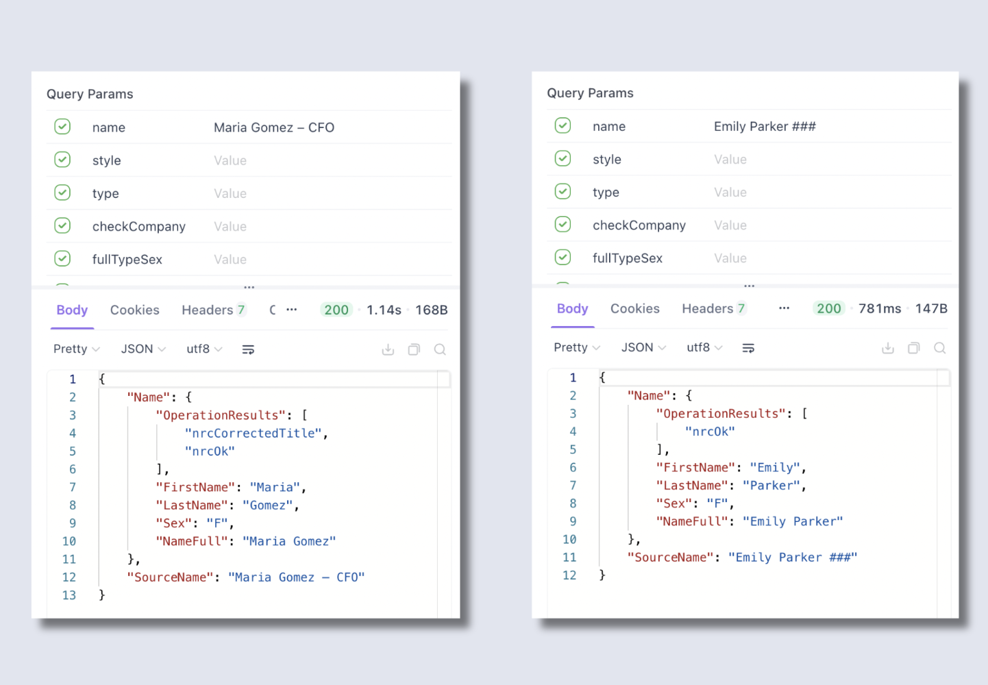 Name standardization API for SMBs Fix name formatting API developed by Intsurfing