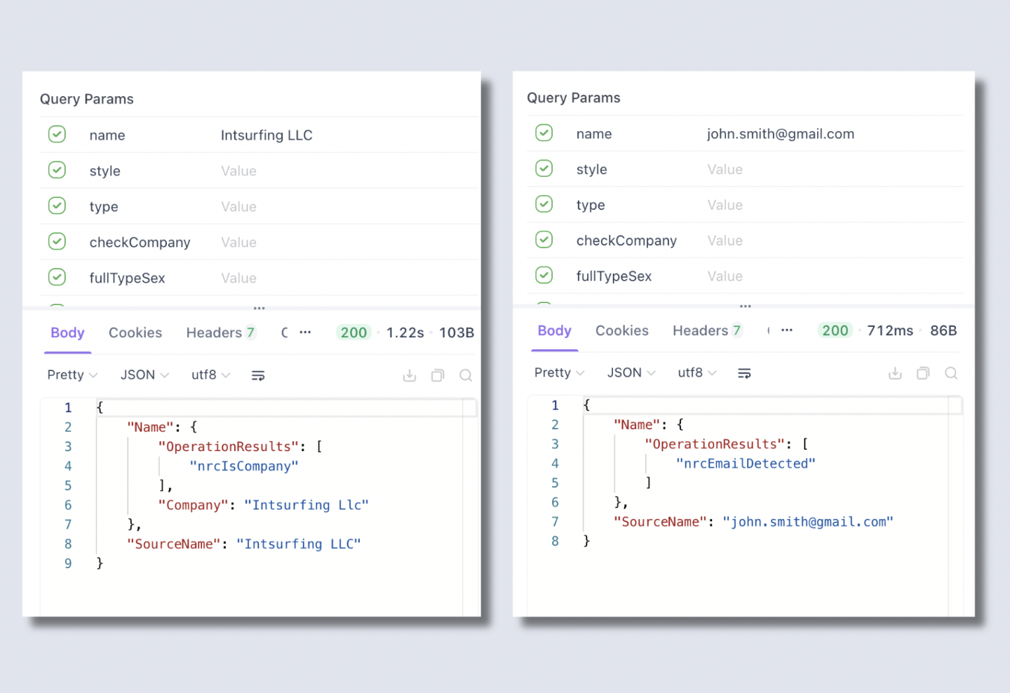 Name input validation API for clean datasets Name validation API to block fake names